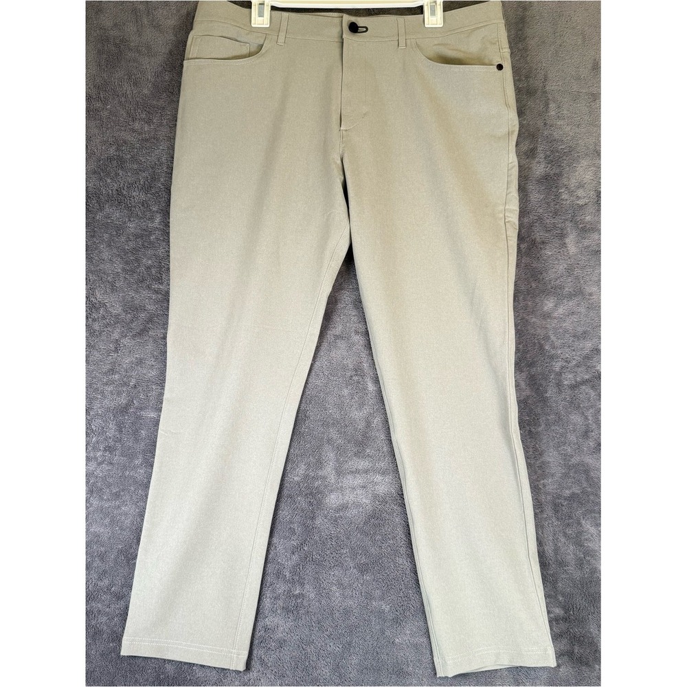 Public Rec All Day Every Day Pants Mens 36x30 Khaki Tan Stretch Chino Trousers